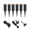 EasyFit 12v Garden Lights - Botanic LED Post Light Kit - 6 Lights