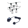 EasyFit 12V Garden Lights - Squirrel Cage LED Festoon Light Kit - 20 Lights