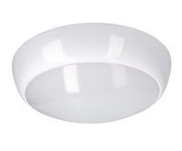 Eco 16W Daylight LED Flush Light with Microwave Sensor - White