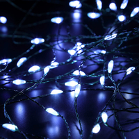 Edit 34.5M White LED Green Micro Wire Fairy Lights - 360 Lights