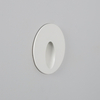 Edit 3W Boiler Round Recessed LED Wall Light - White