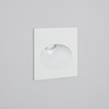Edit 3W Coney Outdoor Recessed Warm White LED Wall Light - White