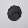 Edit 3W Nilsa Round Surface Outdoor LED Wall Light - Black