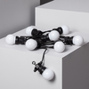 Edit 7m Kuiper LED Solar String Light with Bulbs - Black & White