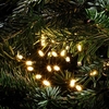 Edit 8.92M Warm White LED Multi-Function String Lights - Green Cable - 120 Lights