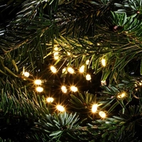 Edit 8.92M Warm White LED Multi-Function String Lights - Green Cable - 120 Lights