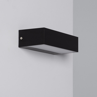 Edit 9W Galeo Cool White LED Outdoor Up & Down Wall Light IP65 - Black