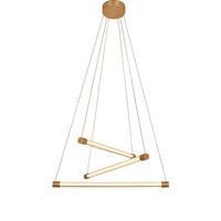 Edit Abba LED Chandelier - Brushed Gold