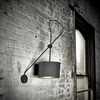 Edit Adjustable Wall Light - Black and Gold
