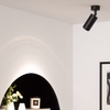 Edit Agate Single Ceiling Spotlight - Black