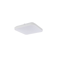 Edit Agnes 16W Warm White LED Square Flush Light - White
