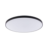 Edit Agnes 32W Warm White LED Round Flush Light - Black
