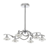Edit Alli 6 Arm Ceiling Pendant Light - Chrome
