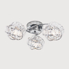 Edit Allure 3 Arm Semi-Flush Ceiling Light - Polished Chrome