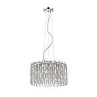 Edit Anastasia Crystal Ceiling Pendant Light - Chrome