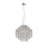 Edit Anastasia Crystal Chandelier - Chrome