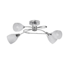 Edit Andrea 4 Arm Semi-Flush Ceiling Light - Chrome