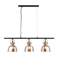 Edit Arlo Glass 3 Light Bar Ceiling Pendant - Gold