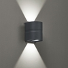 Edit Arris Round LED Outdoor Up & Down Wall Light - Dark Grey