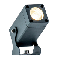 Edit Ash LED Outdoor Wall Mounted Spotlight - Dark Grey