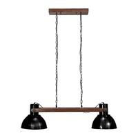 Edit Ashby 2 Light Bar Ceiling Pendant - Black