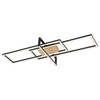 Edit Ashton LED Flush Ceiling Light - Matt Black