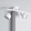 Edit Ates 2 Light Adjustable Ceiling Spotlight Bar - White