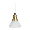 Edit August Glass Ceiling Pendant Light with Plug - Opal