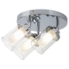 Edit Aviva Bathroom 3 Light Spotlight Plate - Chrome