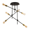 Edit Axis 6 Arm Ceiling Light Pendant - Black
