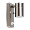Edit Barrow Outdoor Wall Light with PIR Sensor - Brushed Silver