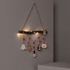 Edit Battery Operated Hanging Yule Log Decoration - Natural