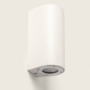 Edit Batu Concrete Outdoor Up & Down Wall Light - White