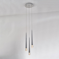 Edit Bead 3 Light LED Cascade Ceiling Pendant - Polished Chrome
