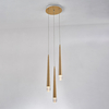 Edit Bead 3 Light LED Cascade Ceiling Pendant - Satin Brass