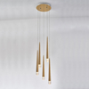 Edit Bead 5 Light LED Cascade Ceiling Pendant - Satin Brass