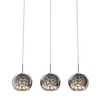 Edit Belgravia 3 Light Glass Bar Ceiling Pendant - Crystal