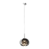 Edit Belgravia Large Glass Ceiling Pendant Light - Smoked Chrome