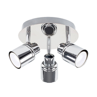 Edit Benton 3 Light Spotlight Plate - Polished Chrome