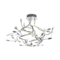 Edit Blossom LED Semi-Flush Ceiling Light - Chrome