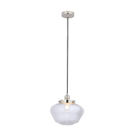 Edit Boot Glass Ceiling Pendant Light - Clear