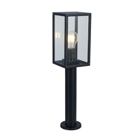 Edit Boxy Outdoor Post Light - Black