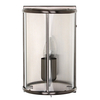 Edit Briar Flush Lantern Wall Light - Satin Nickel