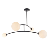 Edit Bromley 4 Light Ceiling Pendant - Black & White