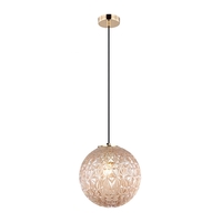 Edit Claridge Glass Ceiling Pendant Light - Amber