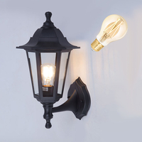 Edit Coastal 6.5W Warm White LED Smart WiFi Large Sennen Outdoor Lantern Wall Light - Black
