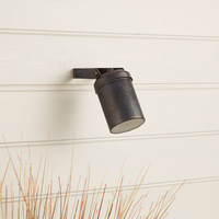 Edit Coastal Lighthouse Outdoor Wall Mounted Spotlight - Oxidised Black