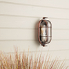 Edit Coastal Port Outdoor Flush Wall Light - Copper