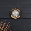 Edit Coastal Porthole Outdoor Flush Wall Light - Oxidised Brass
