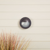 Edit Coastal Reef Outdoor Flush Wall Light - Oxidised Black